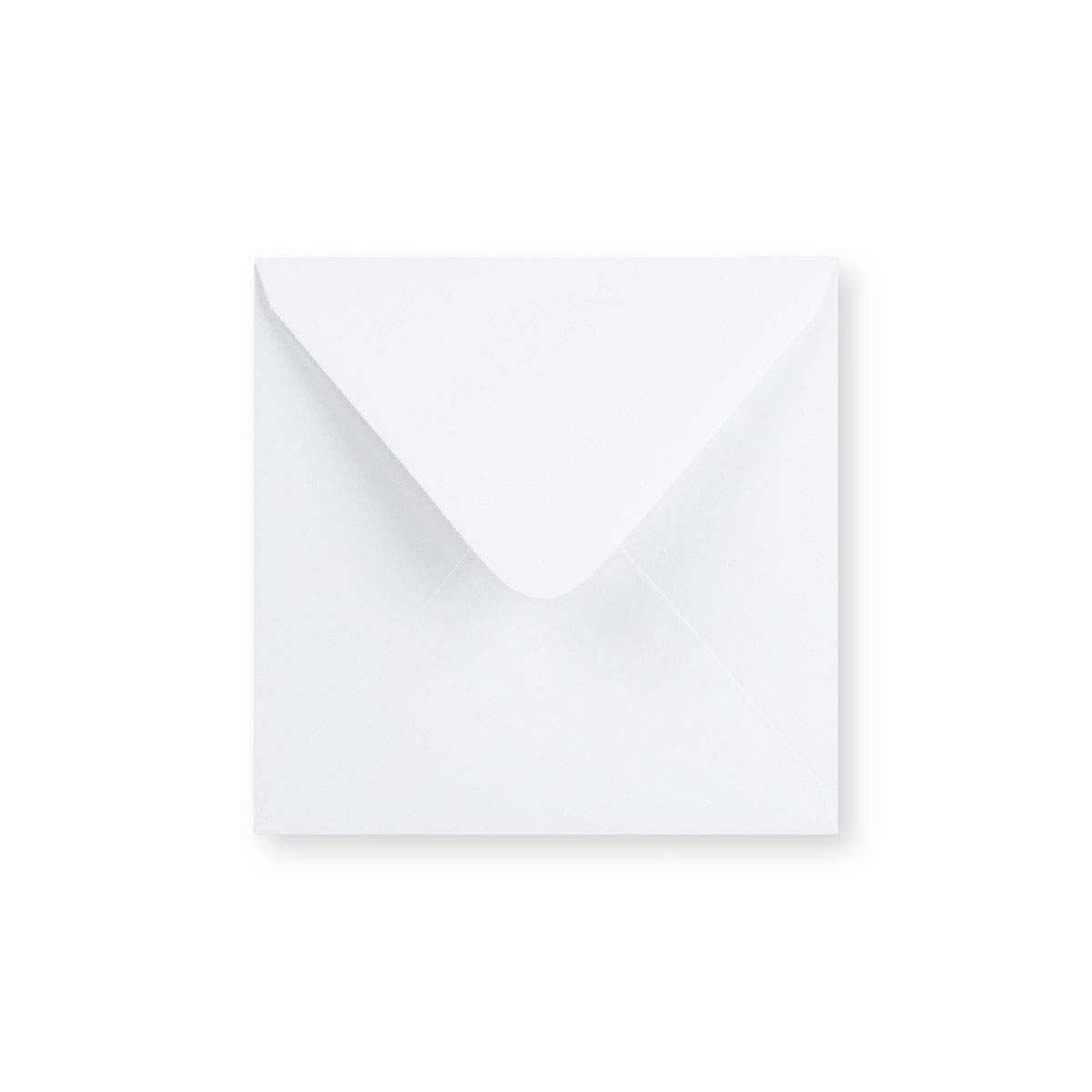 White Envelope - Diamond Flap 155x155 mm