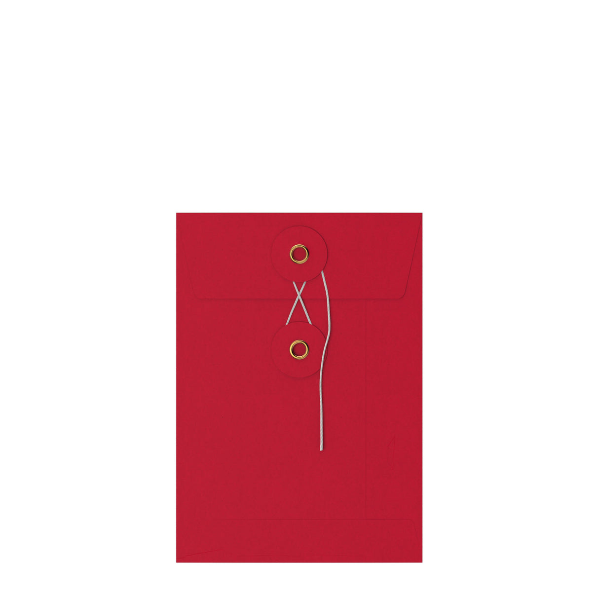 Coloured envelopes with string and washer closure
