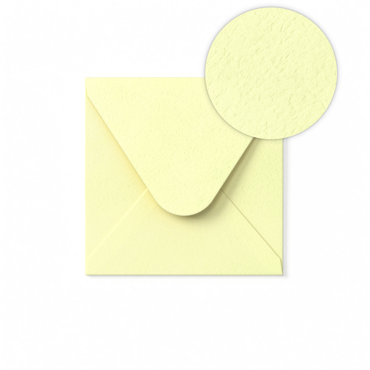 Ivory Envelope Hammered Texture 110x110 mm