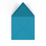 Navy Blue British Made Gummed V-Flap Envelope (155 x 155mm)