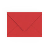 C5 Cherry Red British Made Gummed V-Flap Envelope (162 x 229mm)