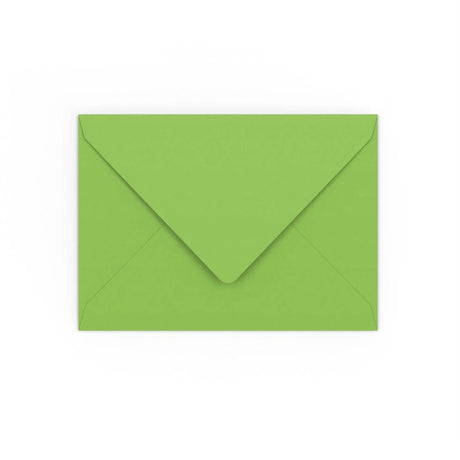 Mid Green Gummed V-Flap Envelope (133 x 184mm)