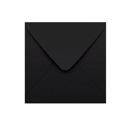 Black Gummed V-Flap Envelope 155×155 mm