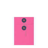 Coloured envelopes with string and washer closure