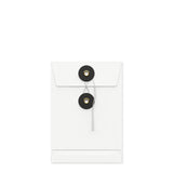 Coloured envelopes with string and washer closure