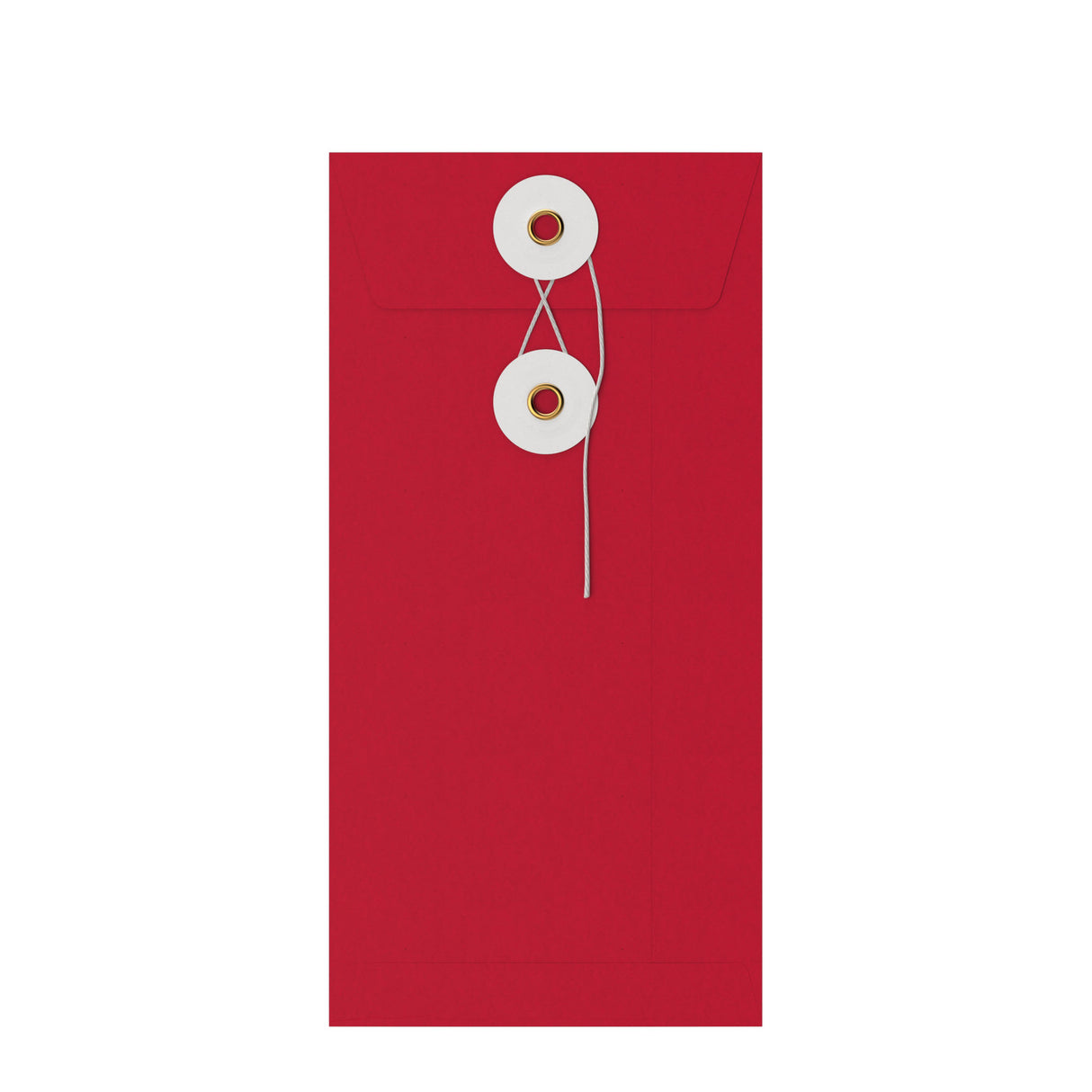 Coloured envelopes with string and washer closure
