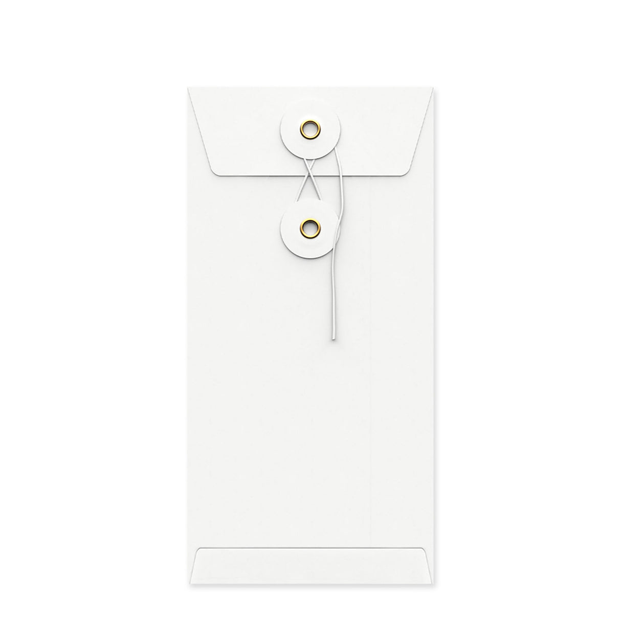 Coloured envelopes with string and washer closure