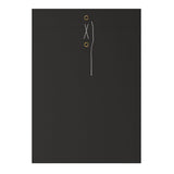 Coloured envelopes with string and washer closure