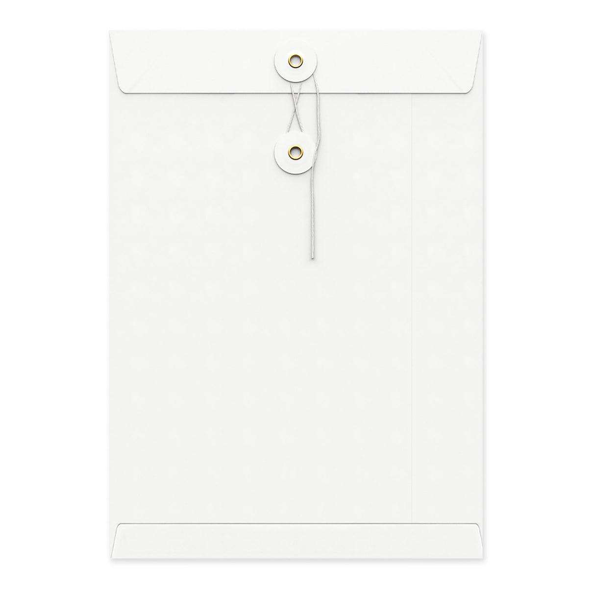 Coloured envelopes with string and washer closure
